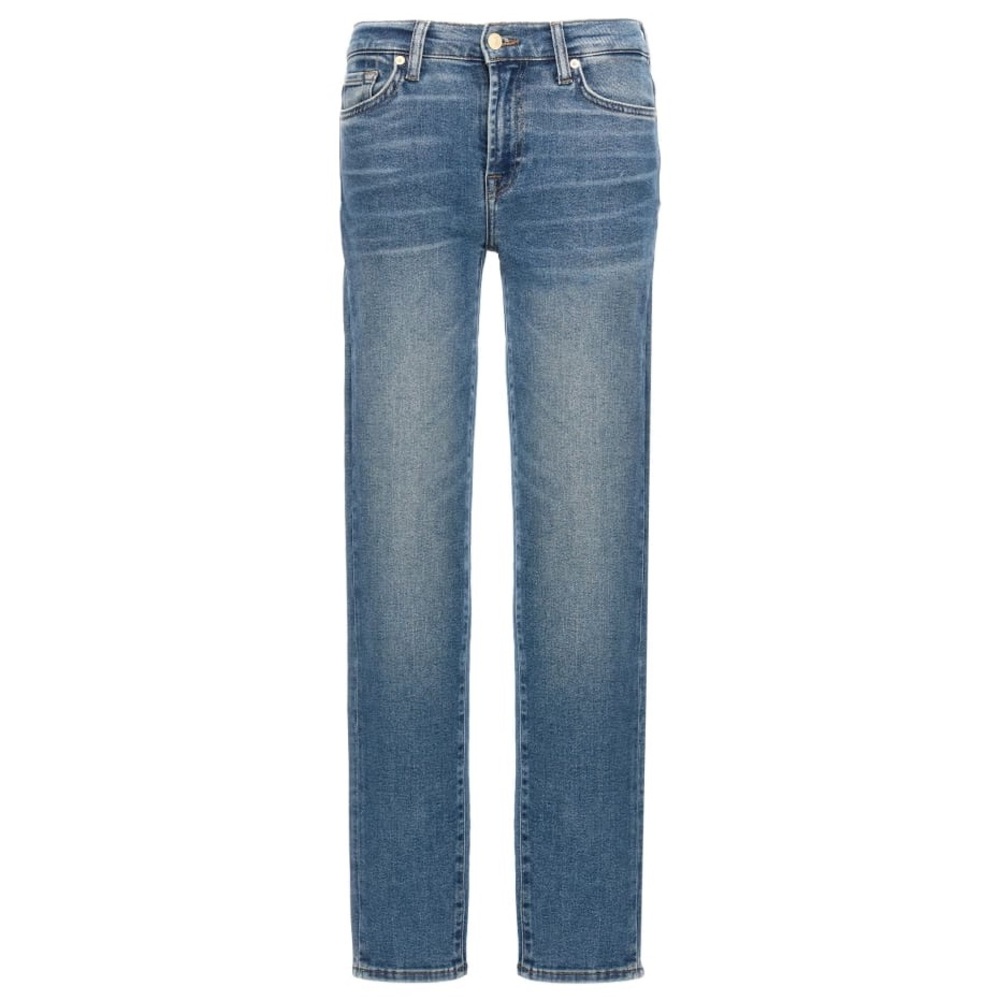 7 for‎ all Mankind Roxanne mid rise skinny jeans. Light wash. Women size 30